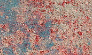 Soyut arka plan sanatı. 2D çizim. Etkileyici yağlı boya resim. Tuvalde fırça darbeleri. Modern sanat. Çok renkli arkaplan. Çağdaş sanat. İfade. Sanatsal dijital palet.