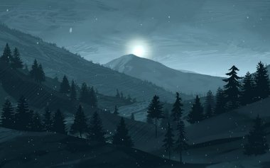 soyut sis dağları fotokopi alanı, doğal arkaplan