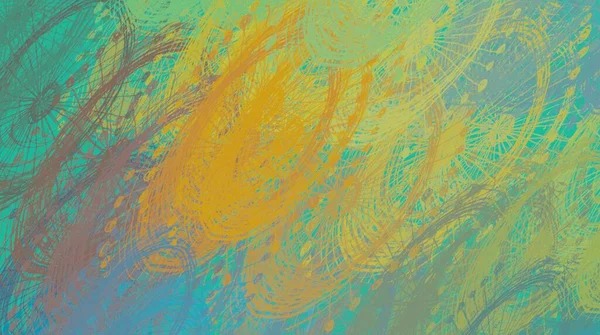 Abstract Background Art Illustration Expressive Oil Painting Brushstrokes Canvas Modern — Stock Photo, Image