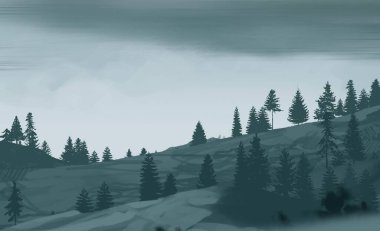 soyut sis dağları fotokopi alanı, doğal arkaplan