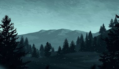 soyut sis dağları fotokopi alanı, doğal arkaplan