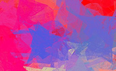 Soyut arka plan sanatı. 2D çizim. Etkileyici yağlı boya resim. Tuvalde fırça darbeleri. Modern sanat. Çok renkli arkaplan. Çağdaş sanat. İfade. Sanatsal dijital palet.