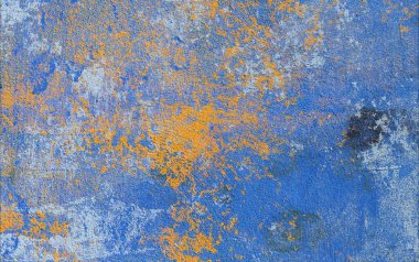 Soyut arka plan sanatı. 2D çizim. Etkileyici yağlı boya resim. Tuvalde fırça darbeleri. Modern sanat. Çok renkli arkaplan. Çağdaş sanat. İfade. Sanatsal dijital palet.