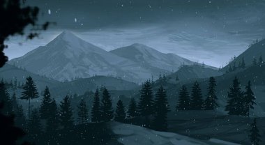 soyut sis dağları fotokopi alanı, doğal arkaplan