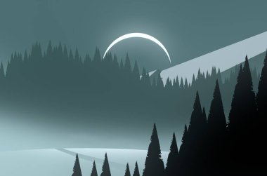 soyut sis dağları fotokopi alanı, doğal arkaplan