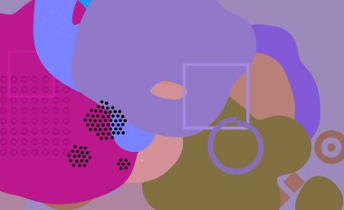 Soyut arka plan sanatı. 2D çizim. Modern sanat. Çok renkli arkaplan. Çağdaş sanat. İfade. Sanatsal dijital palet.