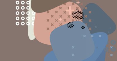 Soyut arka plan sanatı. 2D çizim. Etkileyici yağlı boya resim. Tuvalde fırça darbeleri. Modern sanat. Çok renkli arkaplan. Çağdaş sanat. İfade. Sanatsal dijital palet.