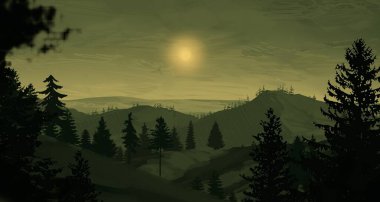 soyut sis dağları fotokopi alanı, doğal arkaplan