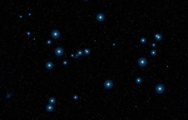 Campo Estrellas Del Espacio Profundo Universo Lleno Estrellas Gas Ilustración — Foto de Stock