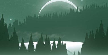 soyut sis dağları fotokopi alanı, doğal arkaplan