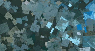 Soyut arka plan sanatı. 2D çizim. Etkileyici yağlı boya resim. Tuvalde fırça darbeleri. Modern sanat. Çok renkli arkaplan. Çağdaş sanat. İfade. Sanatsal dijital palet.