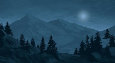 soyut sis dağları fotokopi alanı, doğal arkaplan