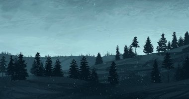 soyut sis dağları fotokopi alanı, doğal arkaplan