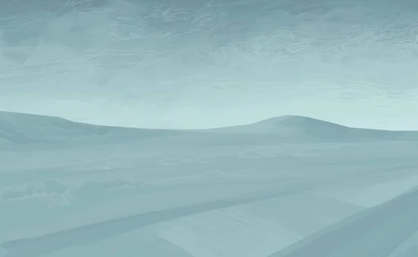 Туманный Горный Ландшафт Пространством Копирования Естественный Фон — стоковое фото