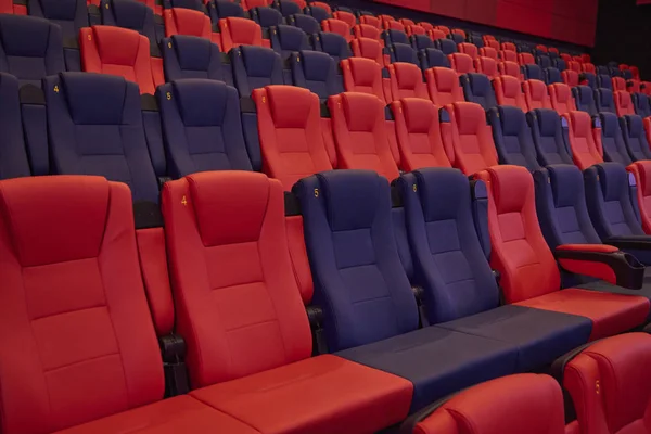Modern and new audience seats in the cinema