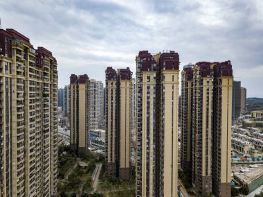 Residential area in Asian cities