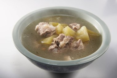 Lezzetli Çin mutfağı, kavun çorbası.