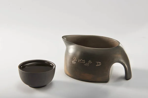 Chinesische Teekanne Piktogramm Teekanne — Stockfoto