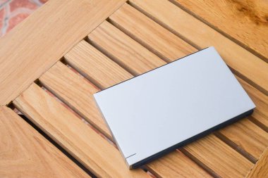 Exquisite mobile hard disk closeup