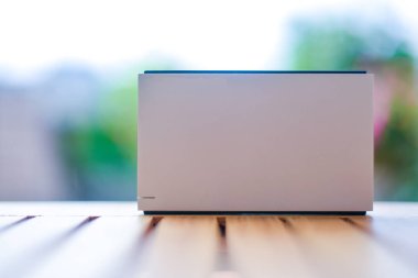 Exquisite mobile hard disk closeup