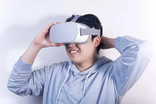 Люди Віртуальній Реальності Окулярах — стокове фото