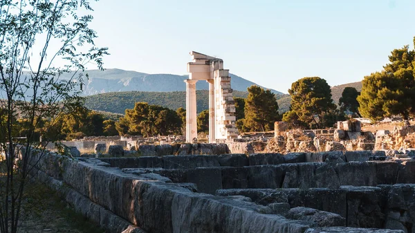 Die Ruinen Der Antiken Stadt Touristenziel — Stockfoto