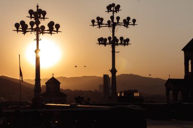 Gün batımındaki tapınak