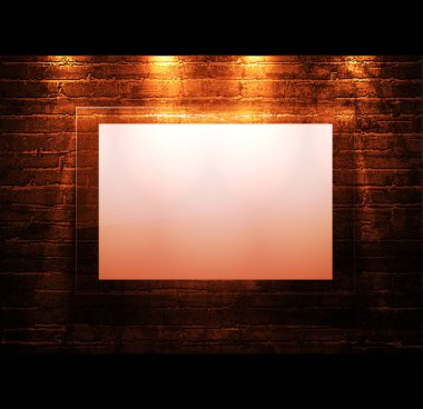 boş çerçeve üzerinde tuğla