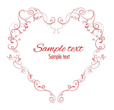  kalp şeklinde çiçek öğe 