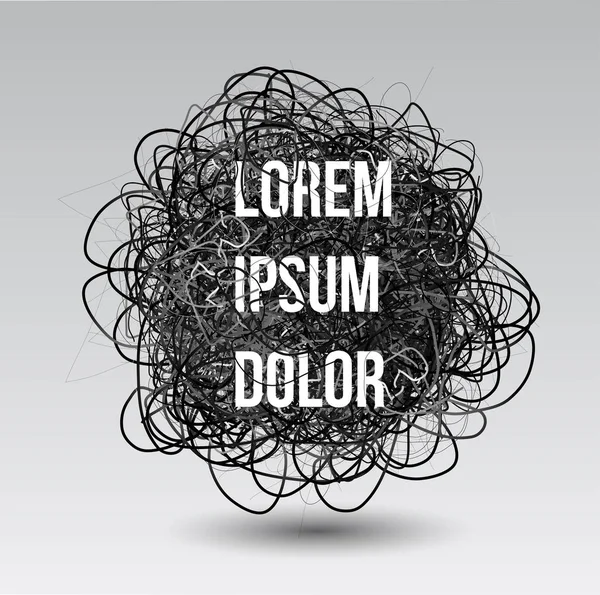 Soyut bir grafik elemanı.