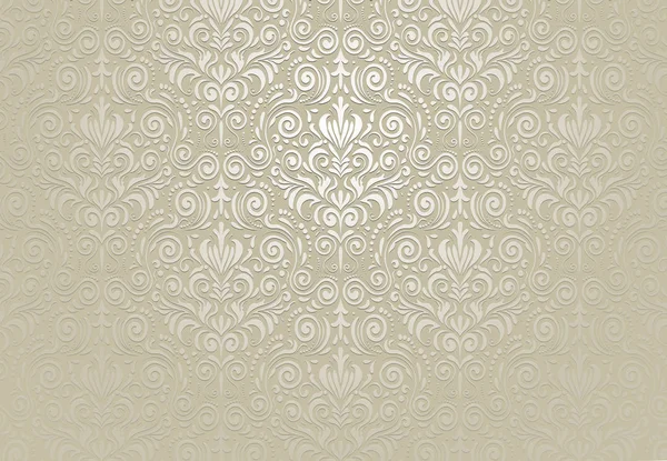 Blumenmuster für Vintage-Designs. — Stockvektor