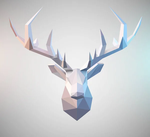 Polygonal djur illustration — Stock vektor