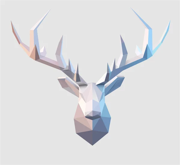 Polygonal animal illustration — Stock Vector