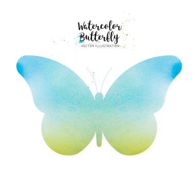 Suluboya simgesi tasarım. Soyut bahar tasarımı.