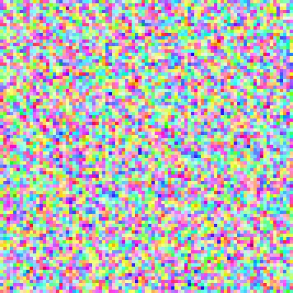 矢量抽象噪声 随机点像素模式 可作为无缝模式使用 彩色雪屏无传输信号 — 图库矢量图片