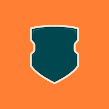 Gelecekçi polisler boş rozet şablonu