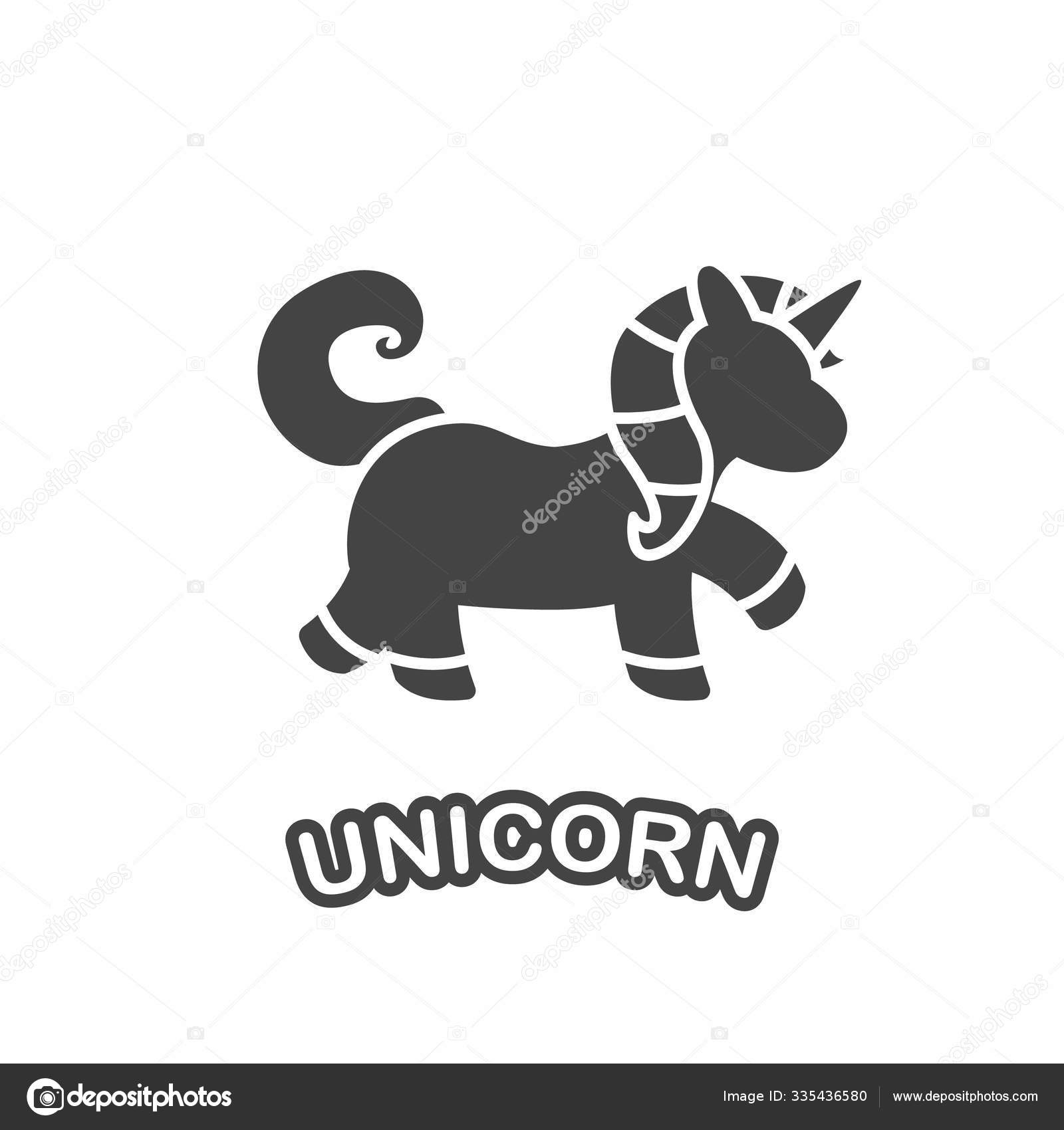Download Unicorn Fantasy Horse Silhouette Illustration Icon In Black Color Good For Svg Cutting Sticker Or Merchandise Printing Vector Design Vector Image By C Abdie Vector Stock 335436580