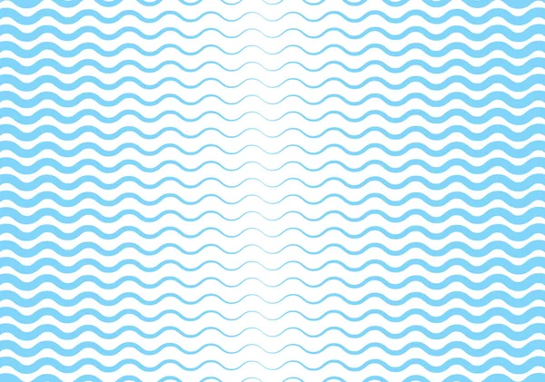 Linhas horizontais abstrato onda azul. Onda de alívio com gradiente. Modelo de ilustração vetorial, fundo . — Vetor de Stock