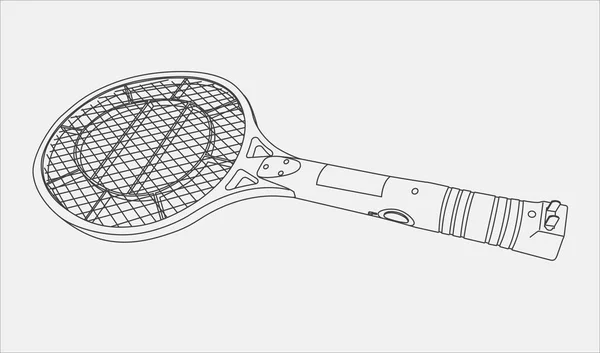 Sketch Händeschütteln Sieger — Stockvektor