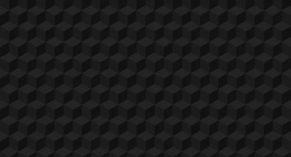 Polygone Noir Minimaliste Motif Sans Couture — Image vectorielle