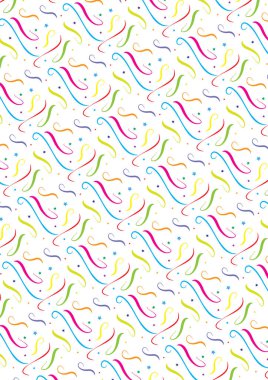 Flora duvar kağıdı sarma hediye şablonu