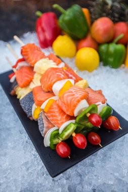 Barbekü Izgara Tayland sokakta.