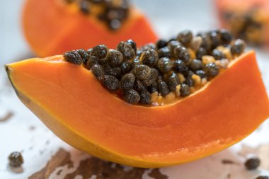 taze ve lezzetli papaya