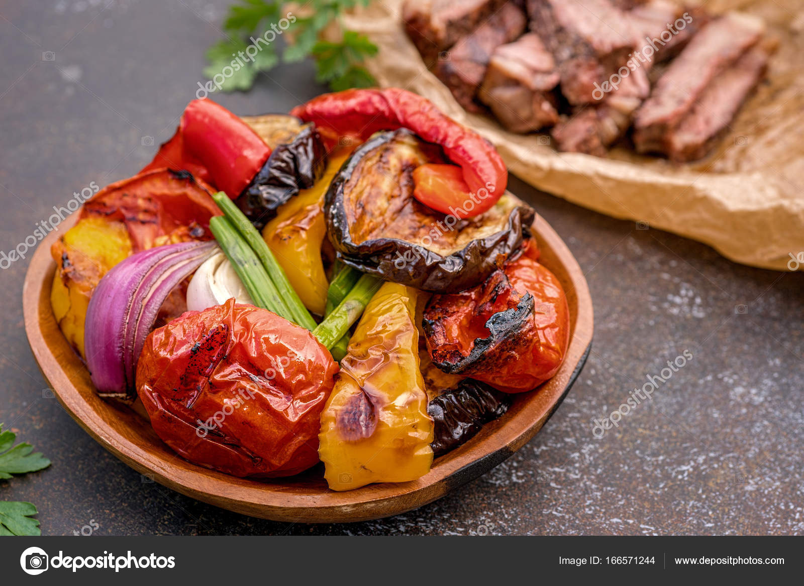 Izgara Sebze Salatası Izgara Sebze Salatası