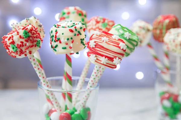Hatmi cakepops Noel için açılır — Stok fotoğraf