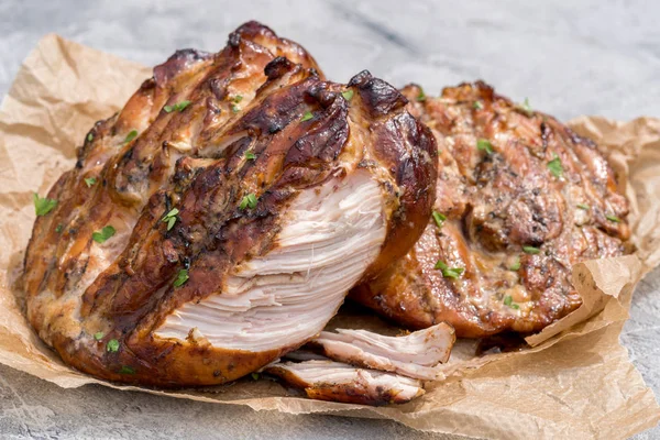 Gegrillte Hühnerbrust — Stockfoto