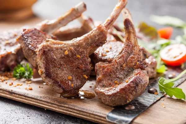 Roasted lamb ribs with — Stock Photo, Image