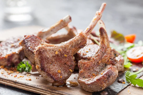 Roasted lamb ribs with — Stock Photo, Image