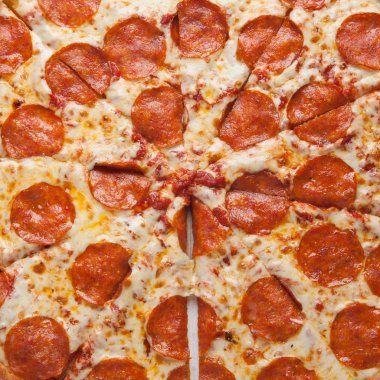 Pepperoni pizza arka plan