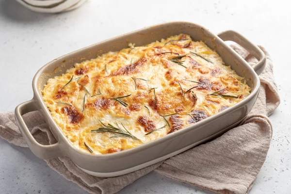 Potato gratin dauphinois — Stock Photo, Image